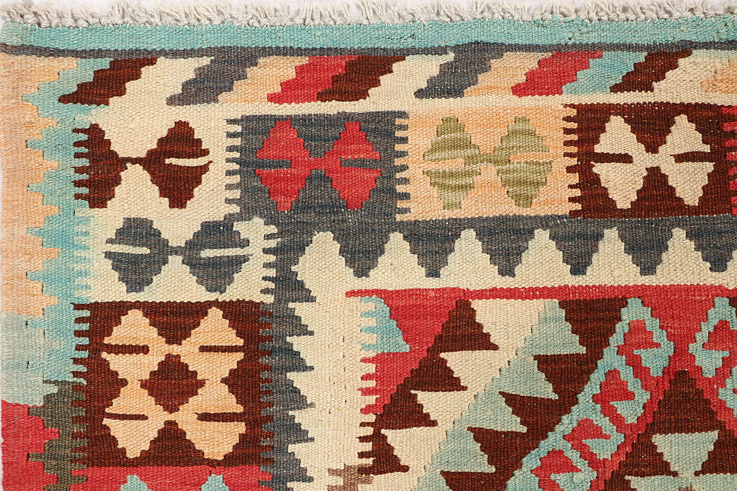 3' X 5'  Multy Handmade Veggie Dye Kilim Rug Rectangular