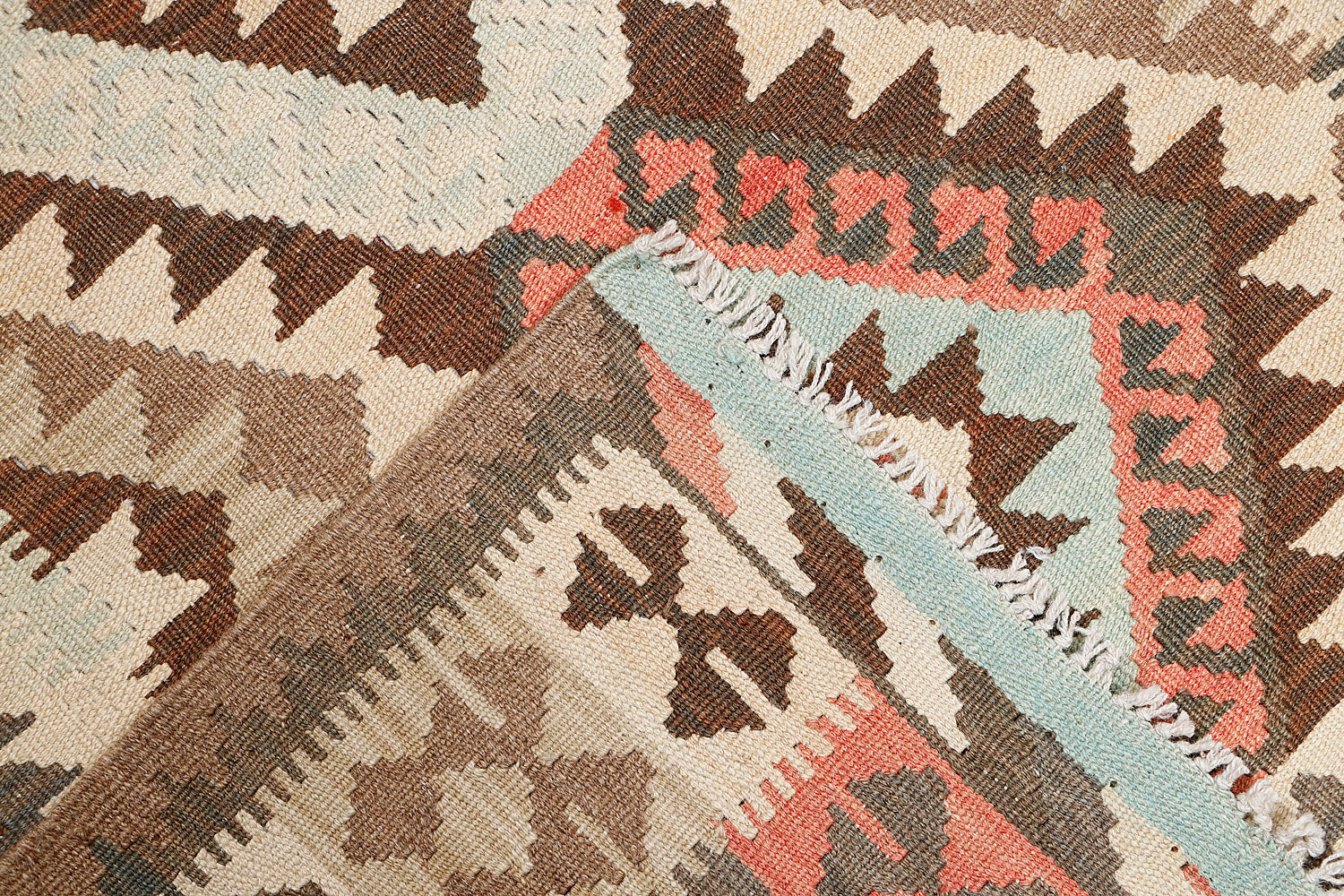 3' X 5'  Multy Handmade Veggie Dye Kilim Rug Rectangular