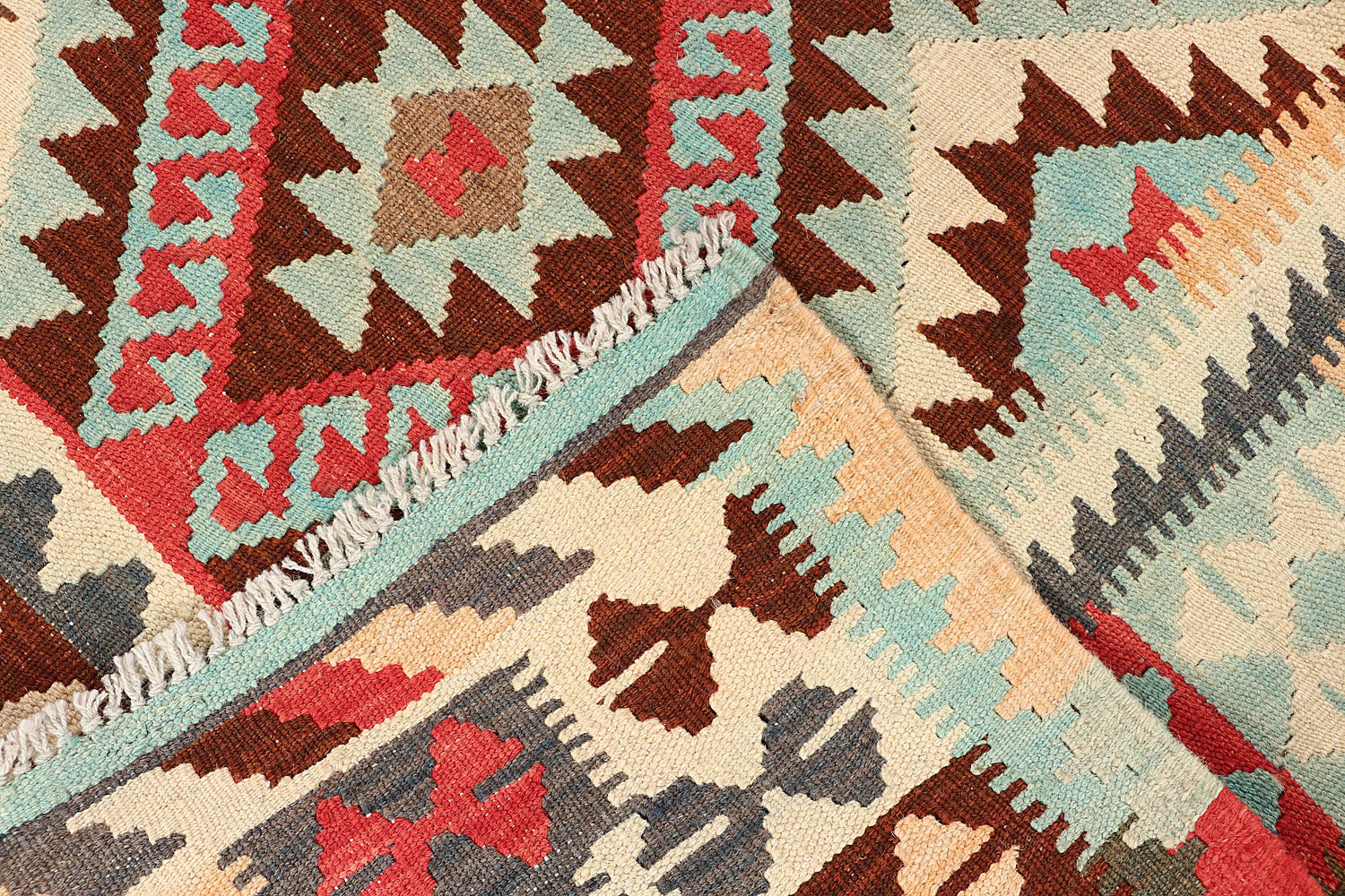 3' X 5'  Multy Handmade Veggie Dye Kilim Rug Rectangular