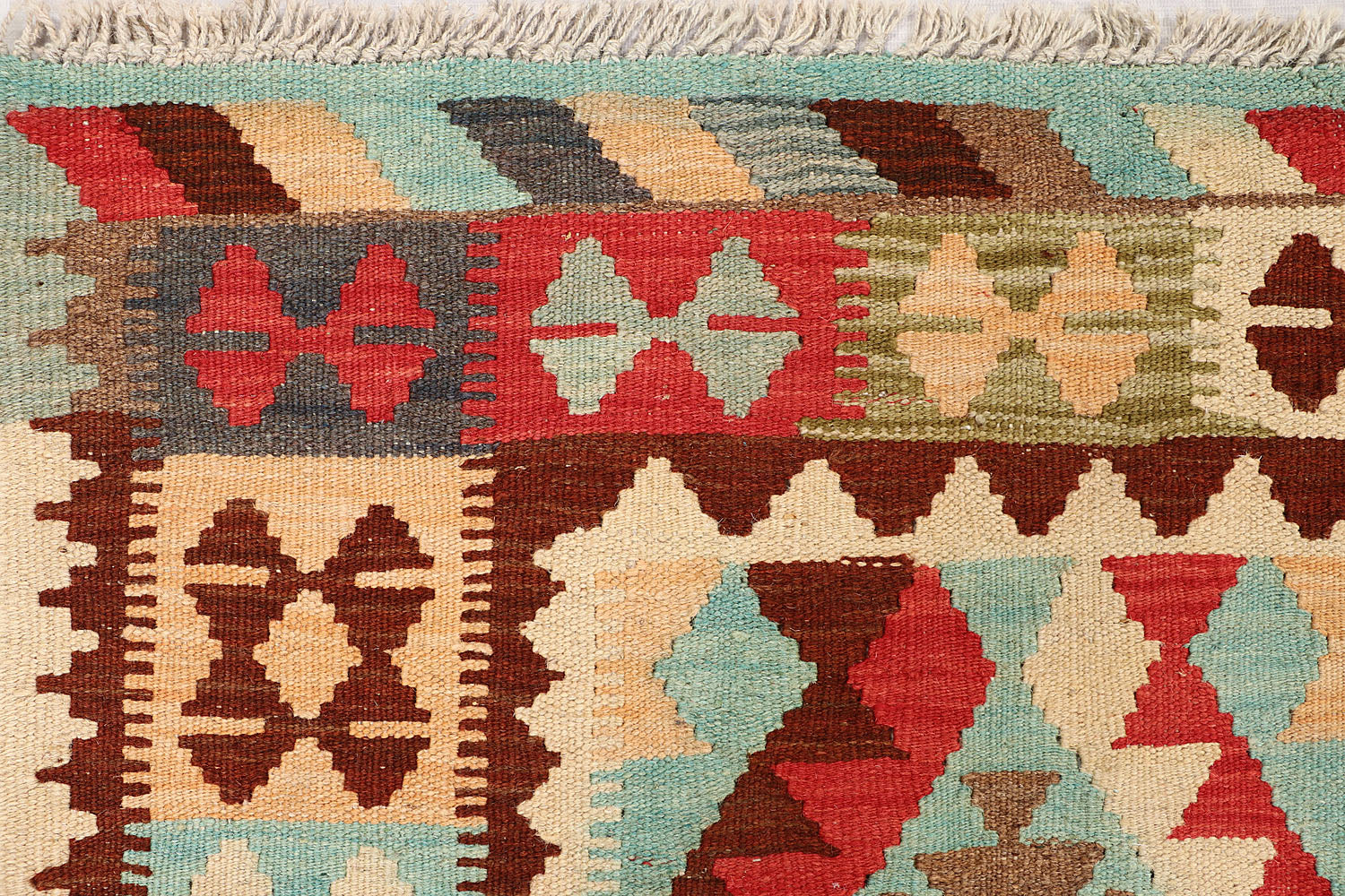 3' X 5'  Multy Handmade Veggie Dye Kilim Rug Rectangular