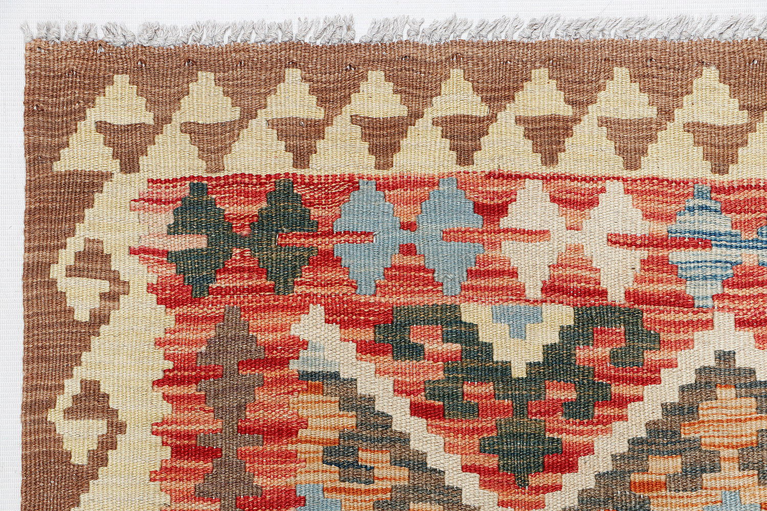 3' X 5'  Multy Handmade Veggie Dye Kilim Rug Rectangular