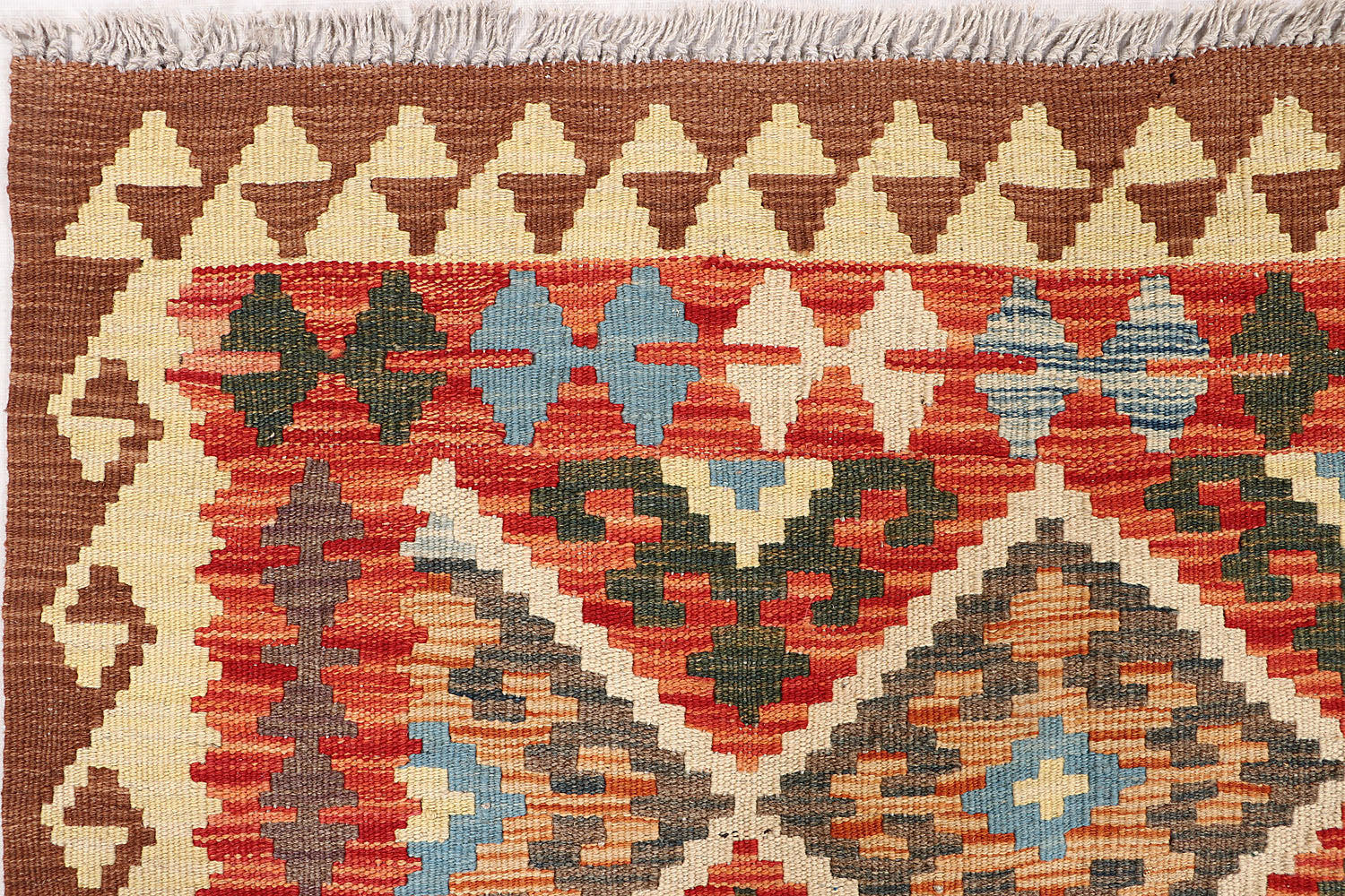 3' X 5'  Multy Handmade Veggie Dye Kilim Rug Rectangular