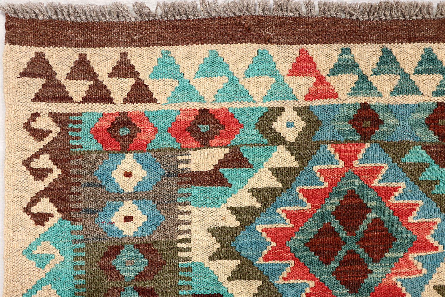 3' X 5'  Multy Handmade Veggie Dye Kilim Rug Rectangular