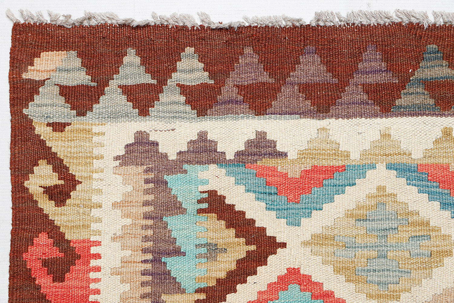 3' X 5'  Multy Handmade Veggie Dye Kilim Rug Rectangular
