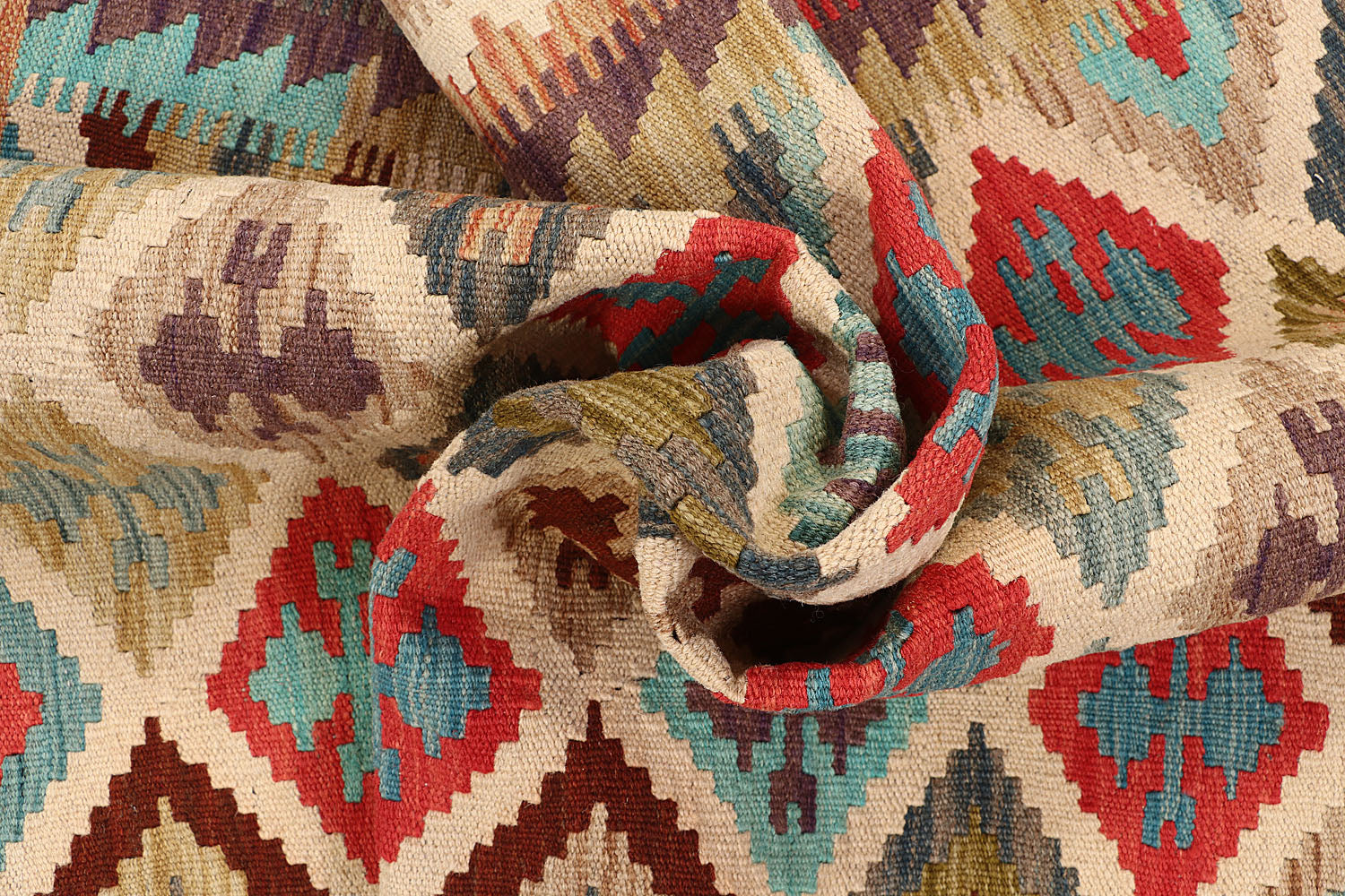 3' X 5'  Multy Handmade Veggie Dye Kilim Rug Rectangular