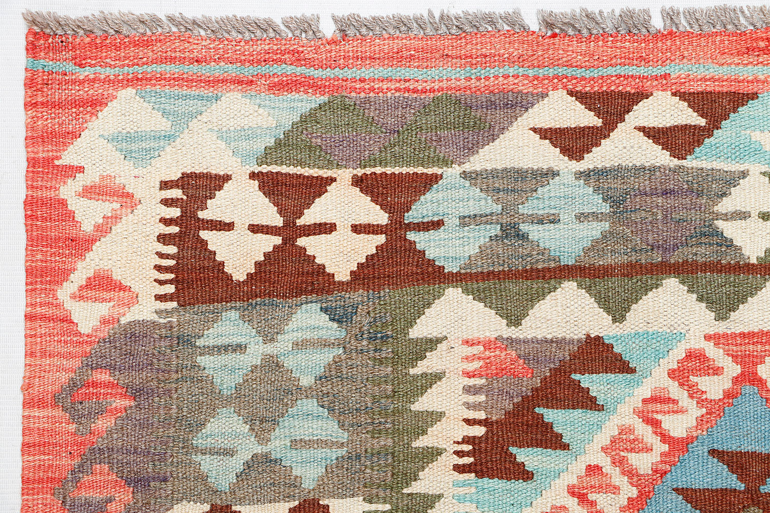 3' X 5'  Multy Handmade Veggie Dye Kilim Rug Rectangular