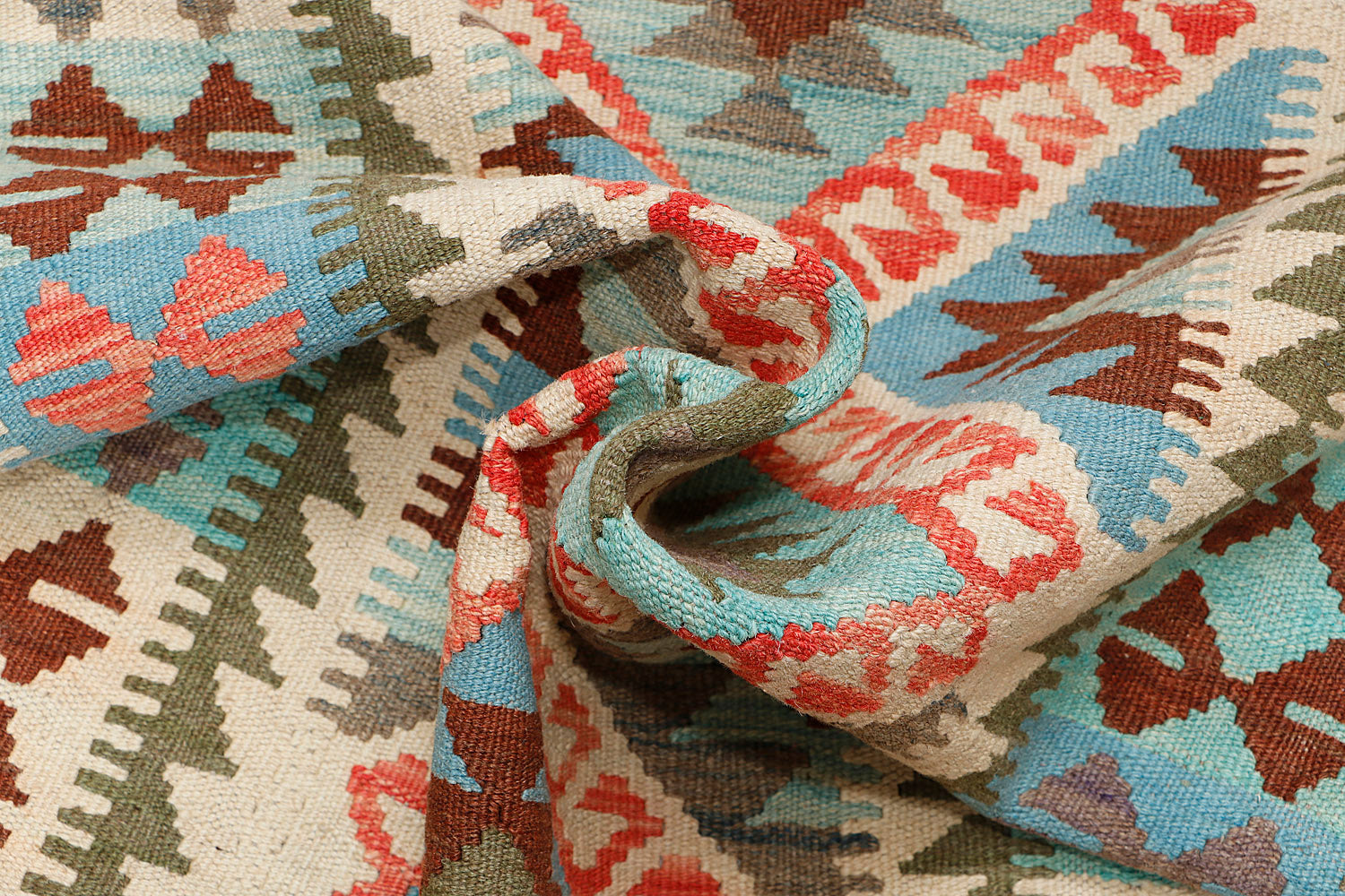3' X 5'  Multy Handmade Veggie Dye Kilim Rug Rectangular