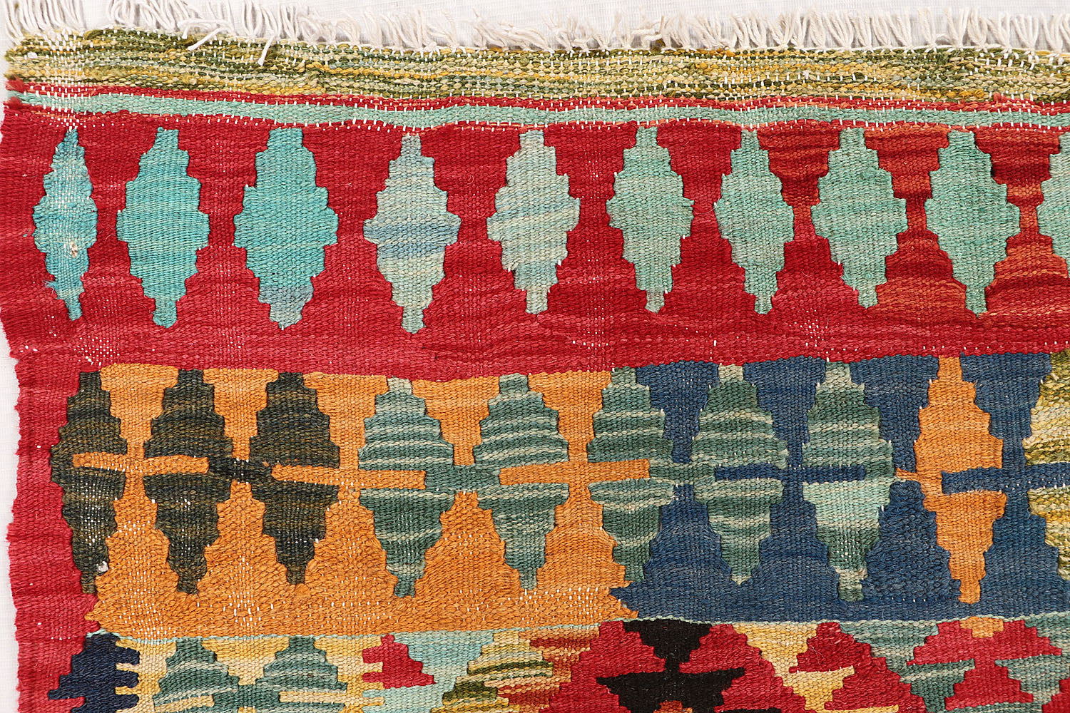 3' X 5'  Multy Handmade Veggie Dye Kilim Rug Rectangular
