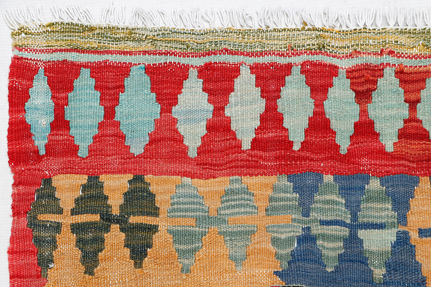 3' X 5'  Multy Handmade Veggie Dye Kilim Rug Rectangular