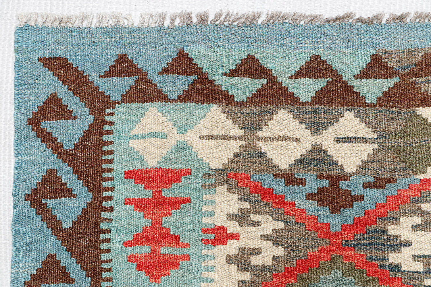 3' X 5'  Multy Handmade Veggie Dye Kilim Rug Rectangular