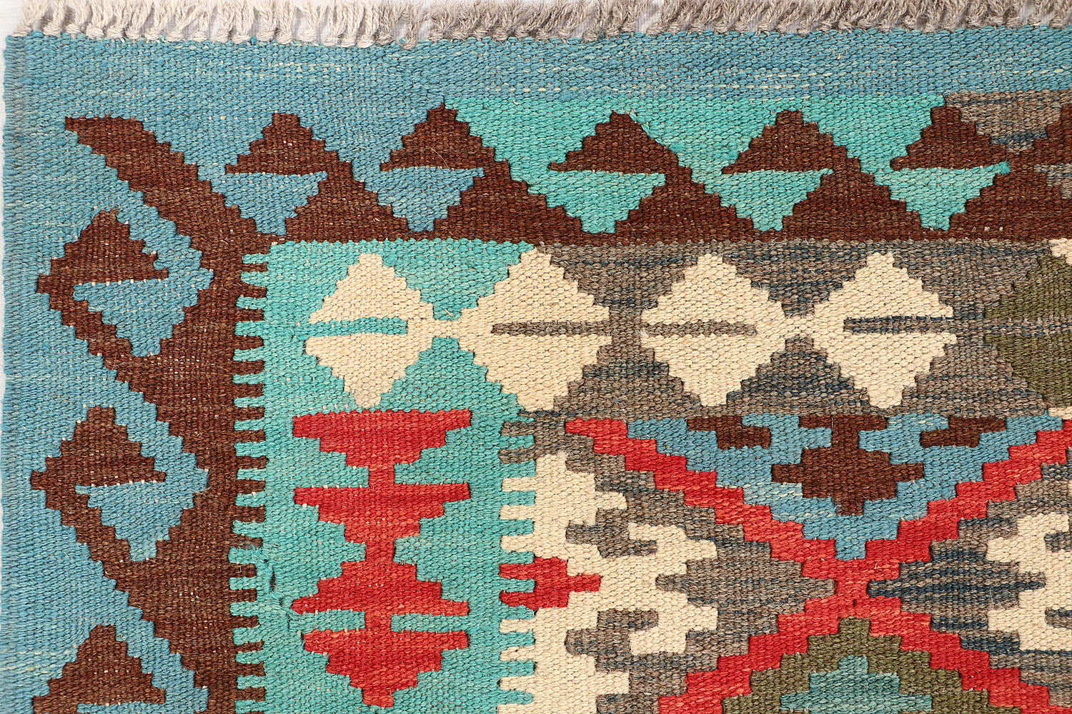 3' X 5'  Multy Handmade Veggie Dye Kilim Rug Rectangular