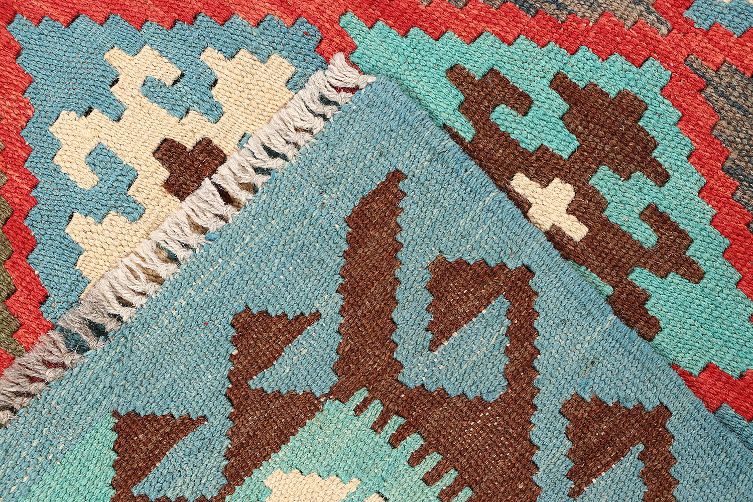 3' X 5'  Multy Handmade Veggie Dye Kilim Rug Rectangular