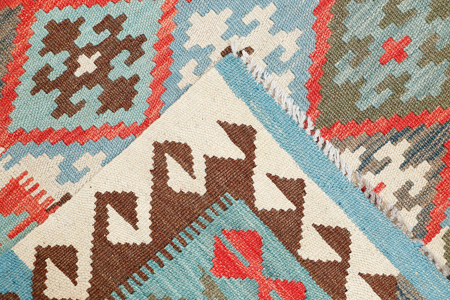 3' X 5'  Multy Handmade Veggie Dye Kilim Rug Rectangular