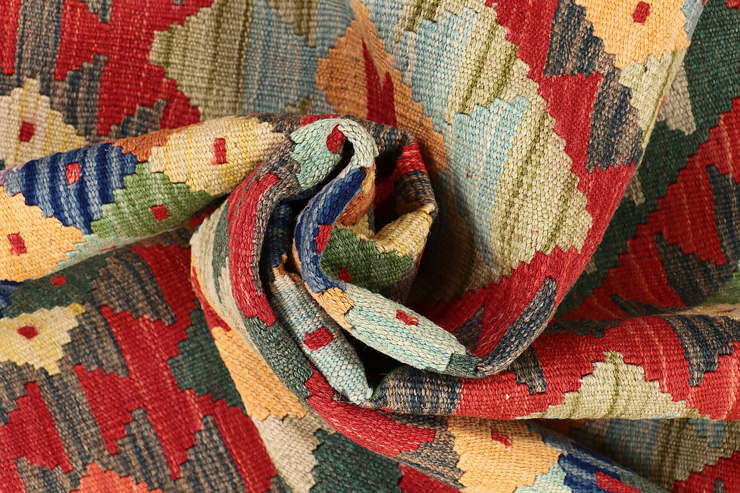 3' X 5'  Multy Handmade Veggie Dye Kilim Rug Rectangular