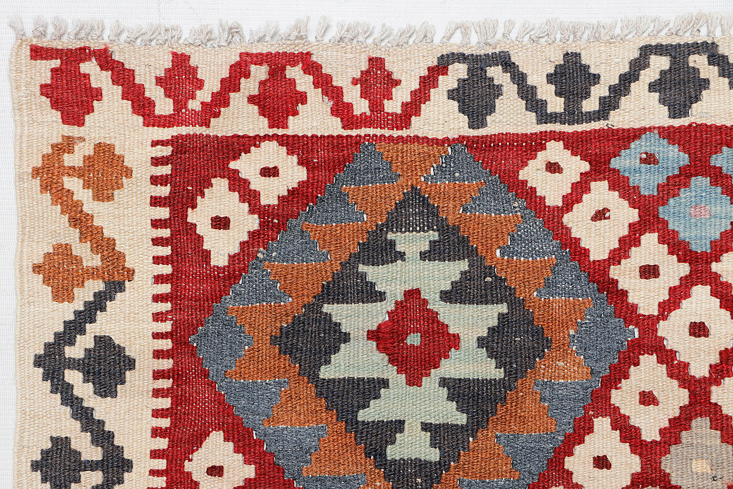 3' X 5'  Multy Handmade Veggie Dye Kilim Rug Rectangular