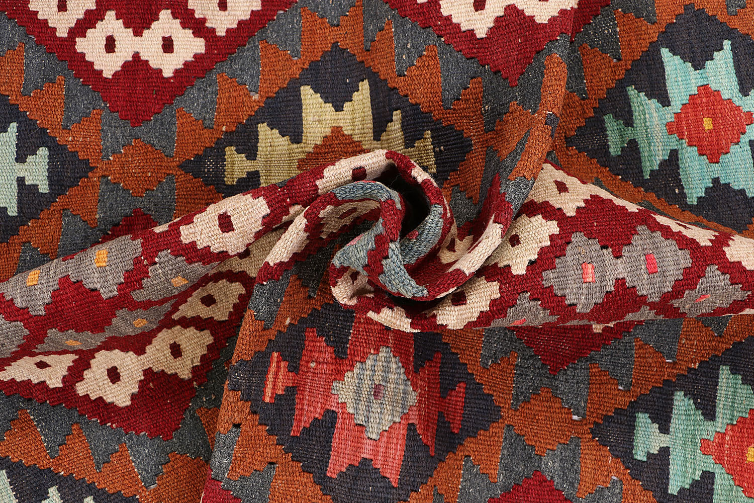 3' X 5'  Multy Handmade Veggie Dye Kilim Rug Rectangular