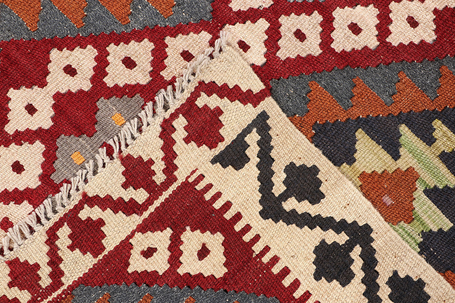 3' X 5'  Multy Handmade Veggie Dye Kilim Rug Rectangular