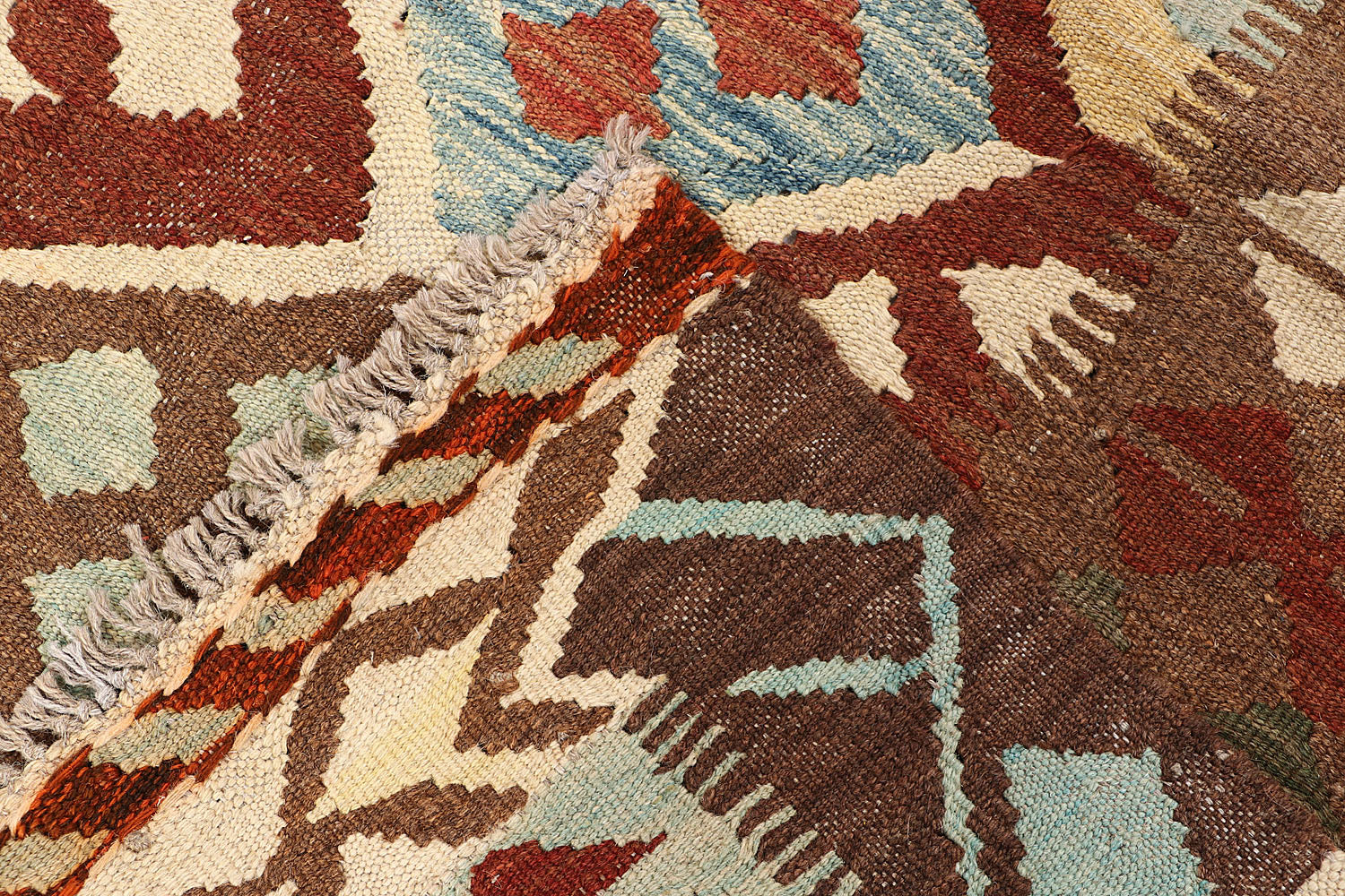 3' X 5'  Multy Handmade Veggie Dye Kilim Rug Rectangular