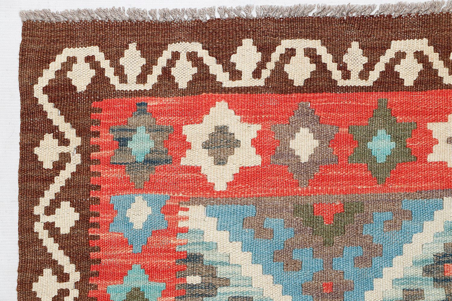 3' X 5'  Multy Handmade Veggie Dye Kilim Rug Rectangular