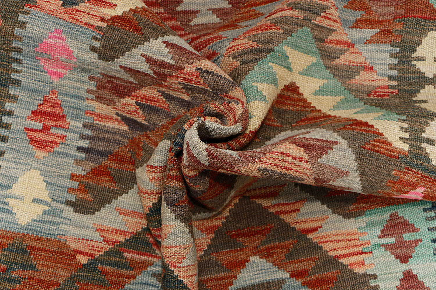 3' X 5'  Multy Handmade Veggie Dye Kilim Rug Rectangular