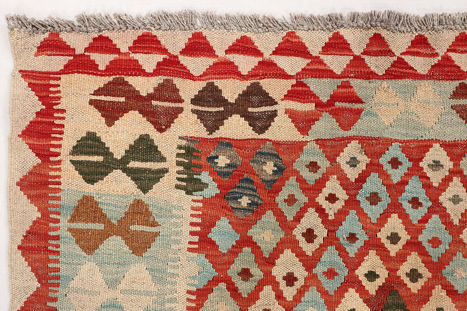 3' X 5'  Multy Handmade Veggie Dye Kilim Rug Rectangular