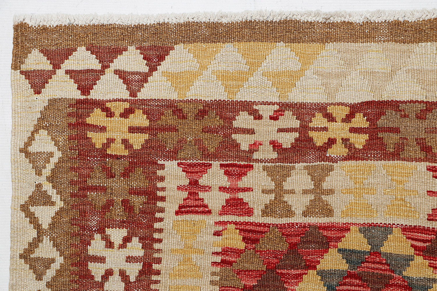 3' X 5'  Multy Handmade Veggie Dye Kilim Rug Rectangular