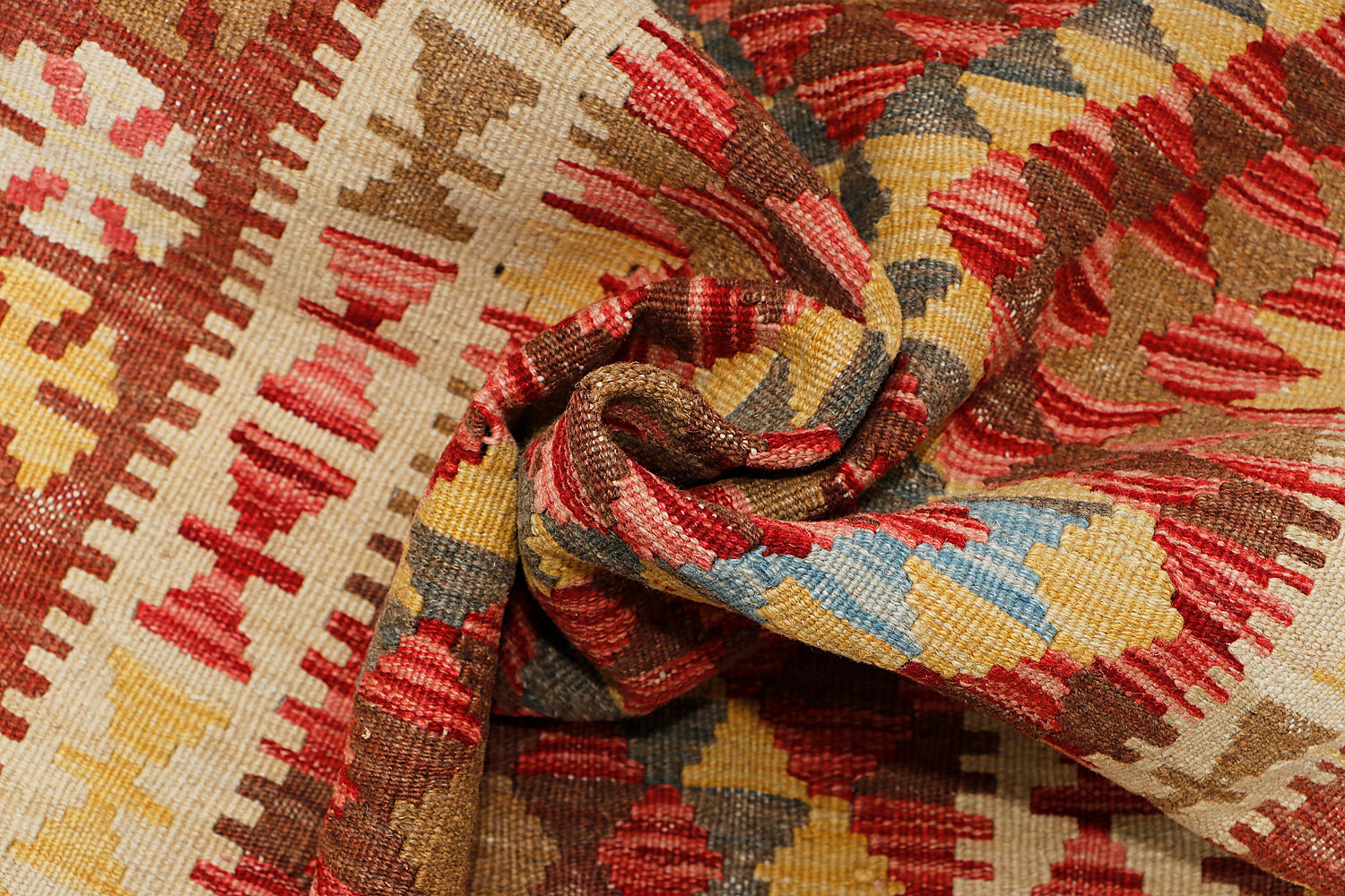 3' X 5'  Multy Handmade Veggie Dye Kilim Rug Rectangular