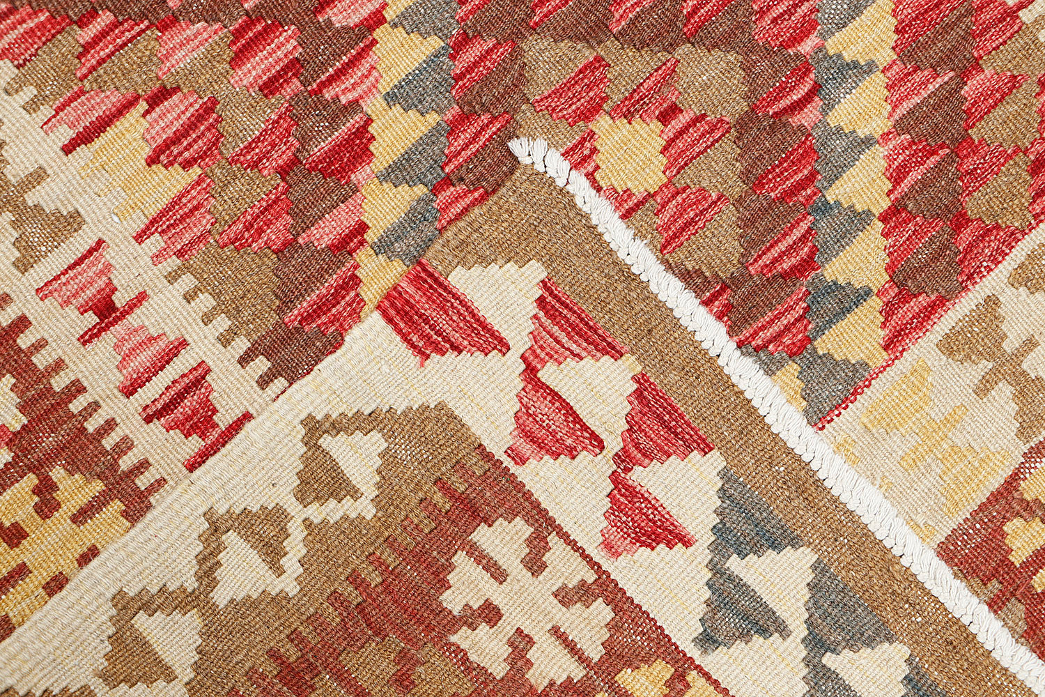 3' X 5'  Multy Handmade Veggie Dye Kilim Rug Rectangular