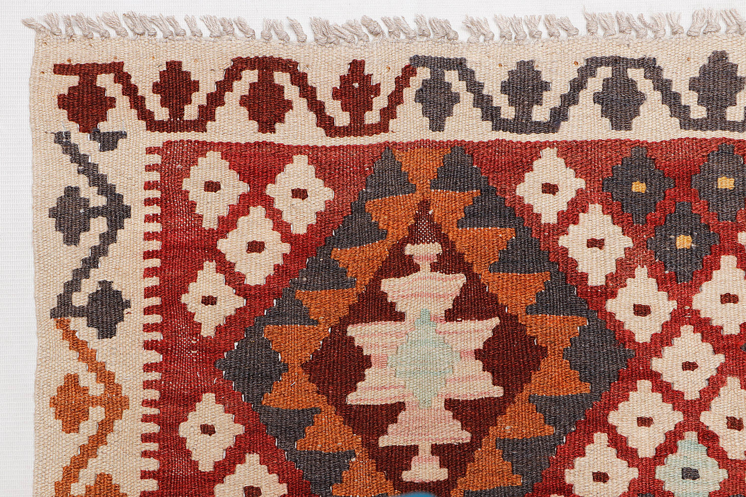 3' X 5'  Multy Handmade Veggie Dye Kilim Rug Rectangular