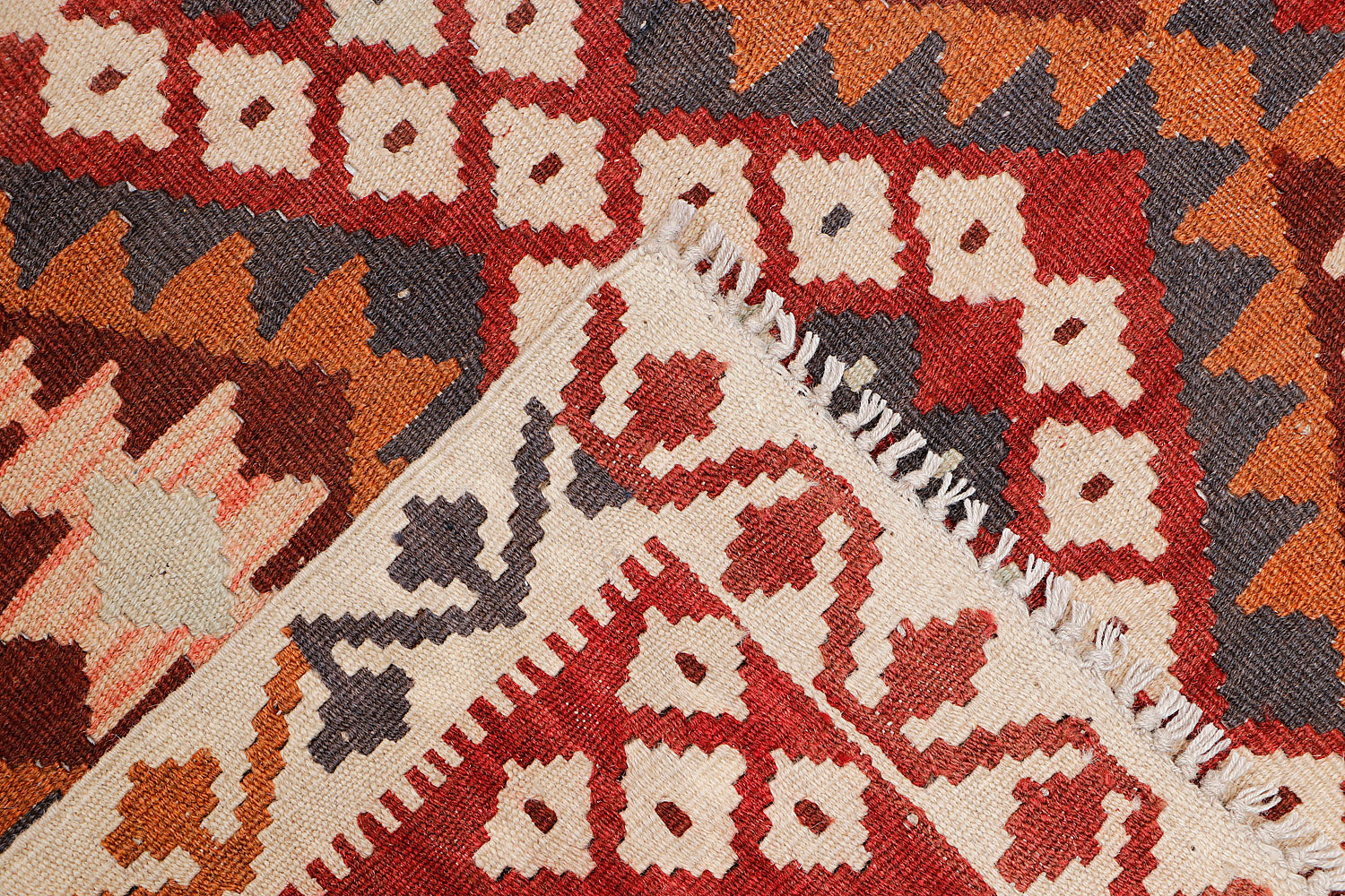 3' X 5'  Multy Handmade Veggie Dye Kilim Rug Rectangular