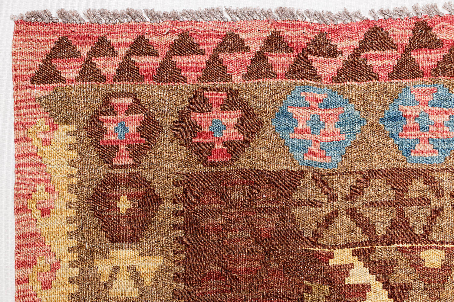 3' X 5'  Multy Handmade Veggie Dye Kilim Rug Rectangular