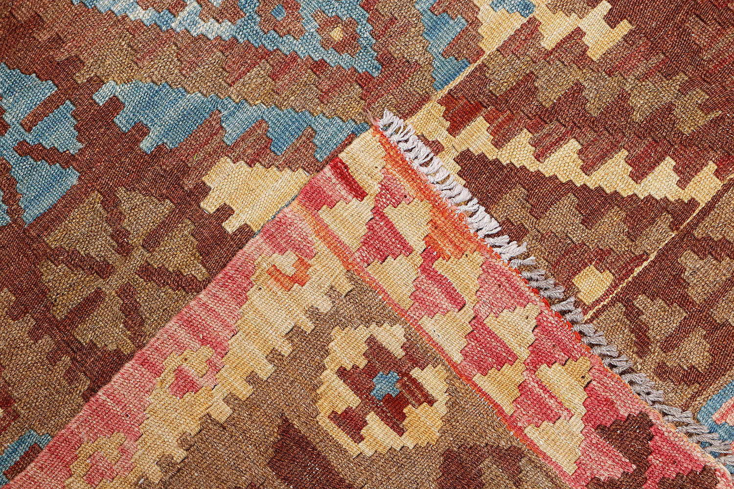 3' X 5'  Multy Handmade Veggie Dye Kilim Rug Rectangular