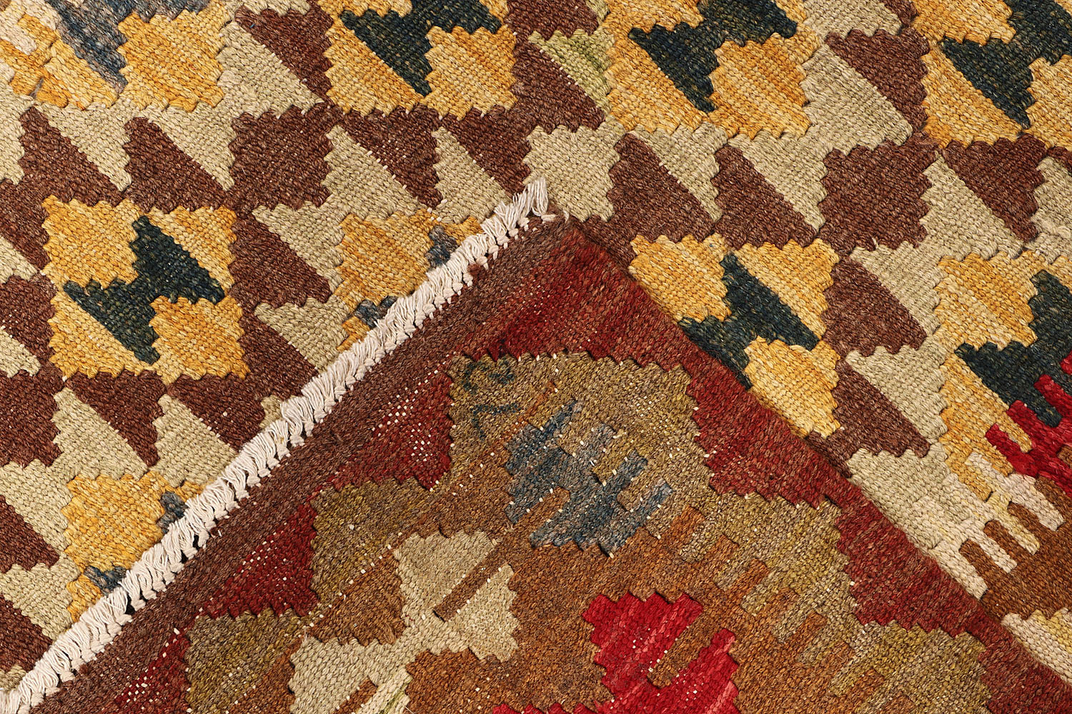 3' X 5'  Multy Handmade Veggie Dye Kilim Rug Rectangular