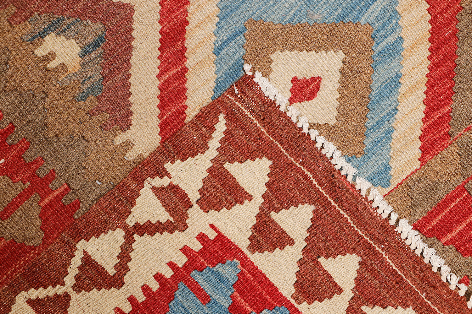 3' X 5'  Multy Handmade Veggie Dye Kilim Rug Rectangular
