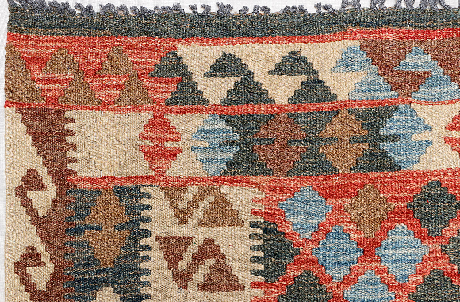 3' X 5'  Multy Handmade Veggie Dye Kilim Rug Rectangular