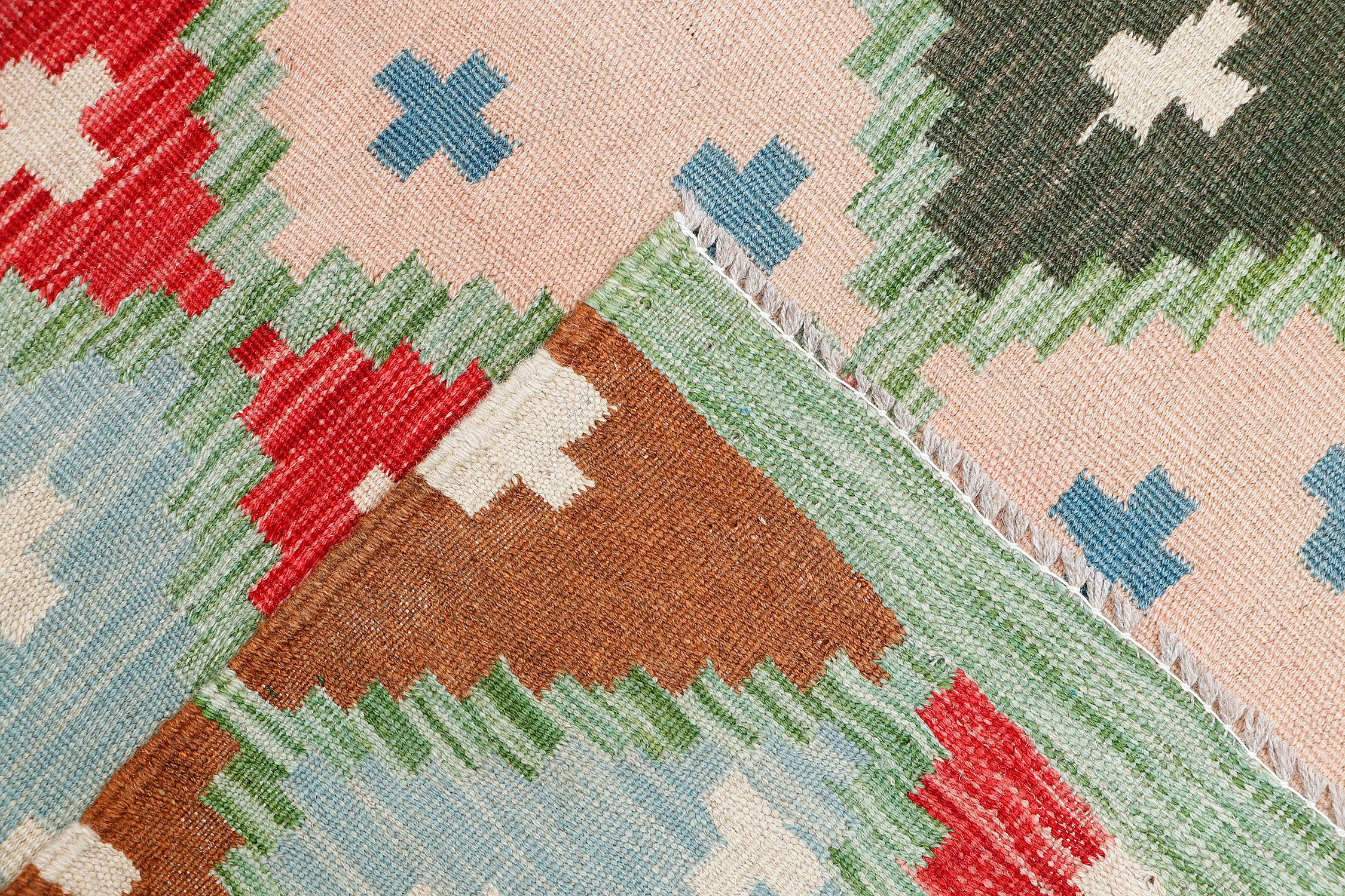 3' X 5'  Multy Handmade Veggie Dye Kilim Rug Rectangular