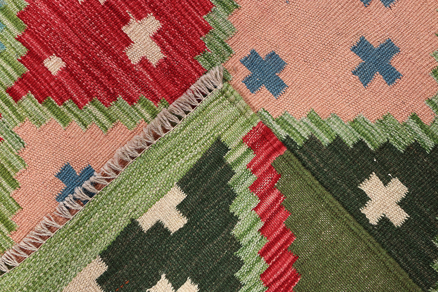 3' X 5'  Multy Handmade Veggie Dye Kilim Rug Rectangular