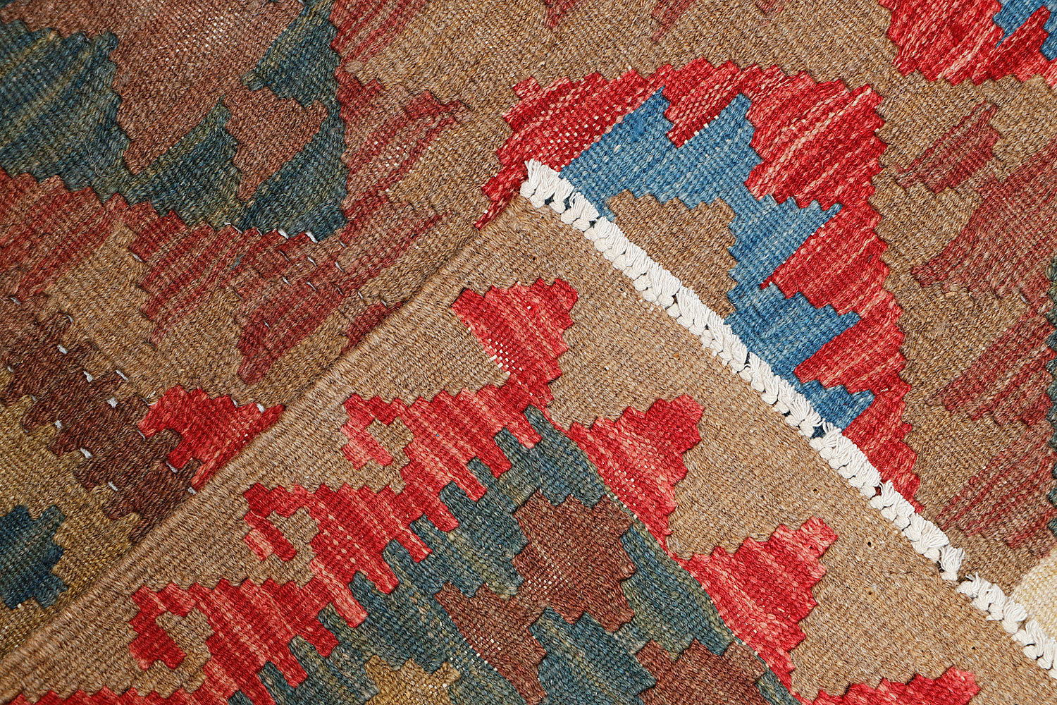 3' X 5'  Multy Handmade Veggie Dye Kilim Rug Rectangular