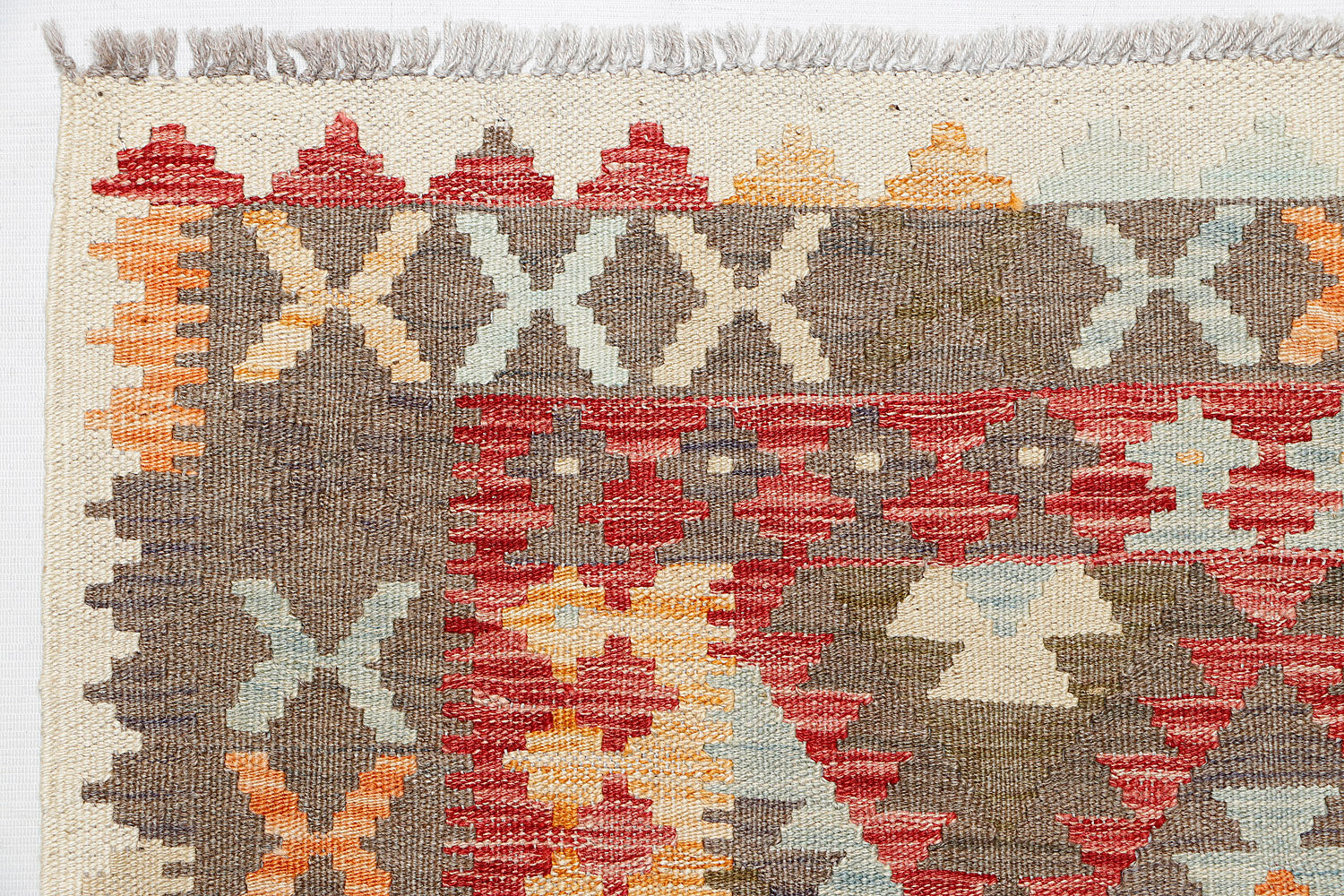 3' X 5'  Multy Handmade Veggie Dye Kilim Rug Rectangular