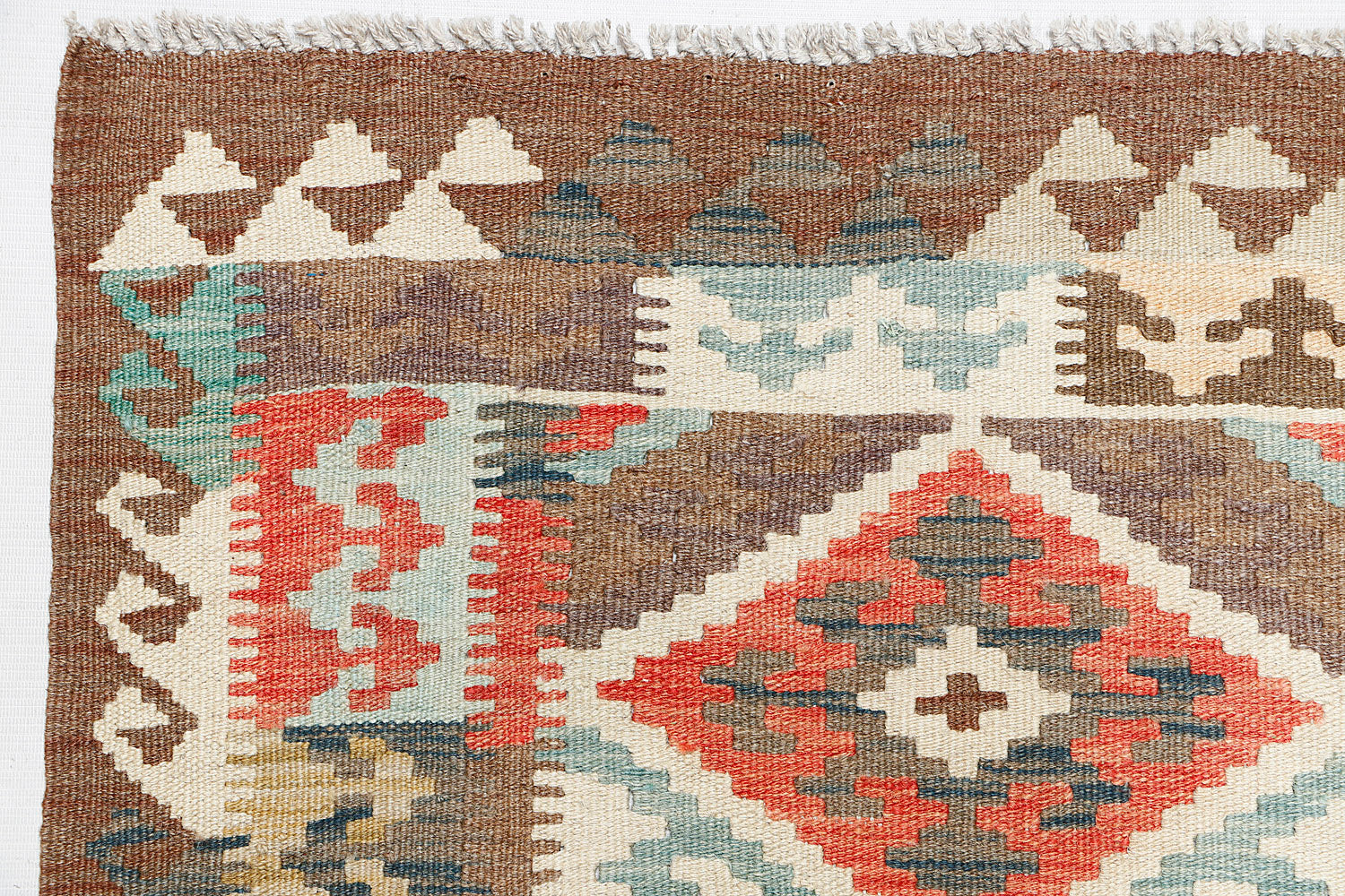 3' X 5'  Multy Handmade Veggie Dye Kilim Rug Rectangular