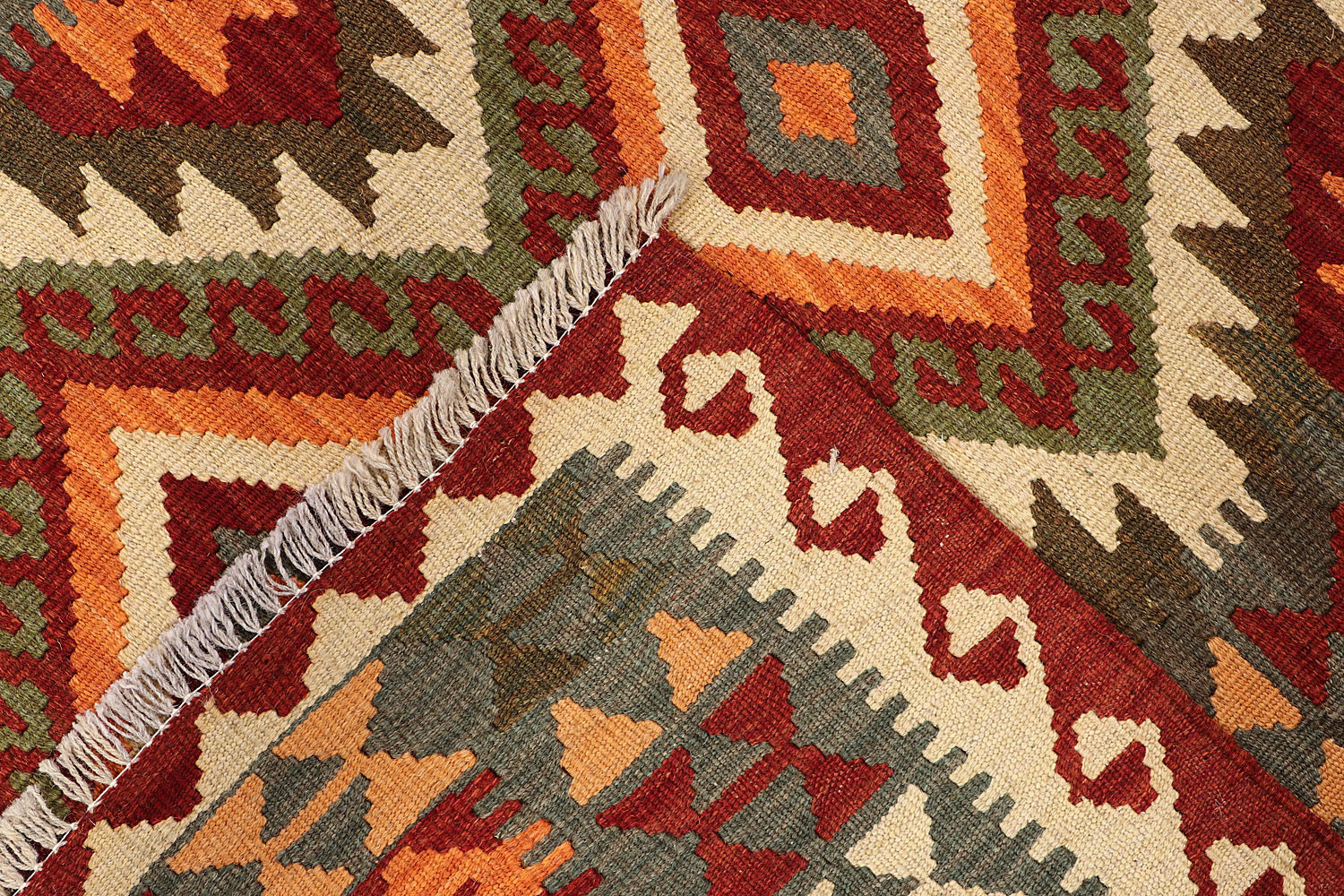 3' X 5'  Multy Handmade Veggie Dye Kilim Rug Rectangular