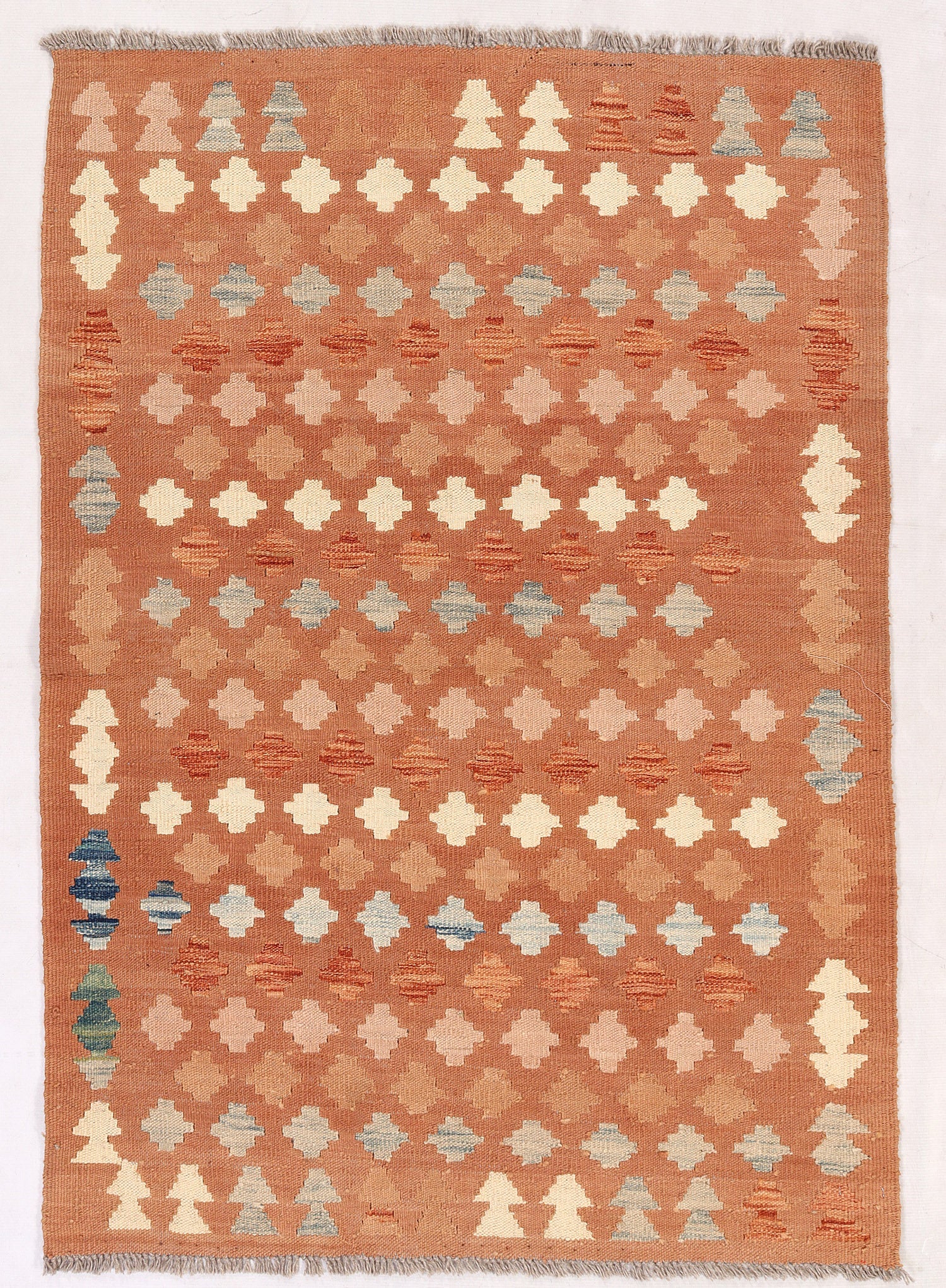 3' X 5'  Multy Handmade Veggie Dye Kilim Rug Rectangular