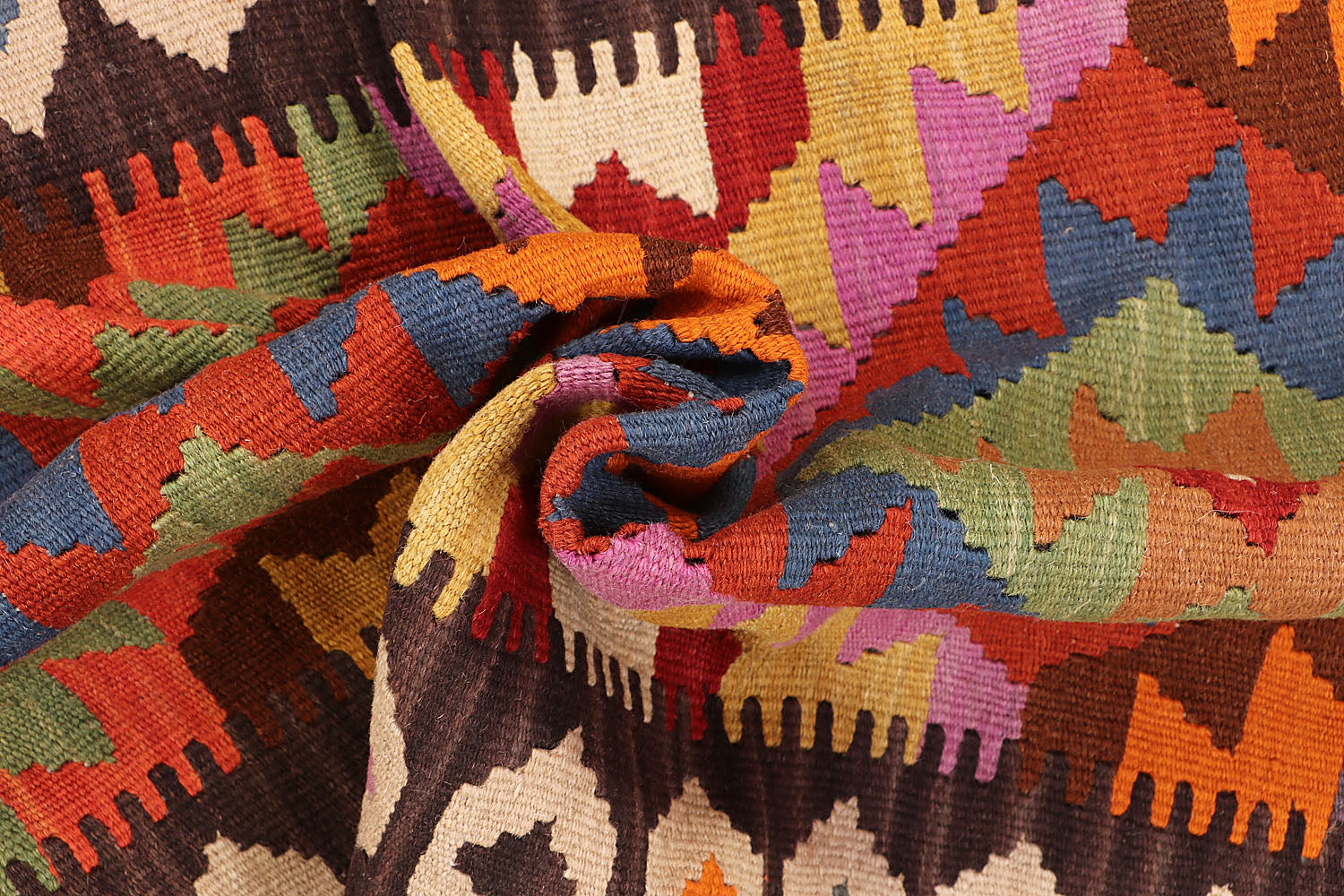 3' X 5'  Multy Handmade Veggie Dye Kilim Rug Rectangular