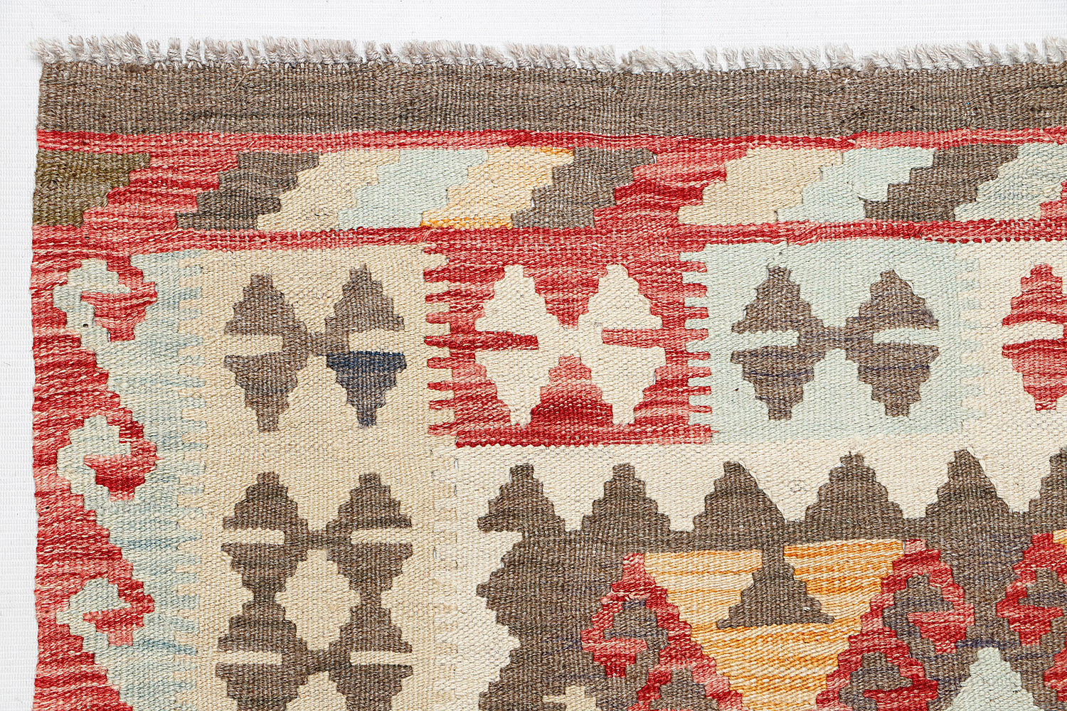3' X 5'  Multy Handmade Veggie Dye Kilim Rug Rectangular
