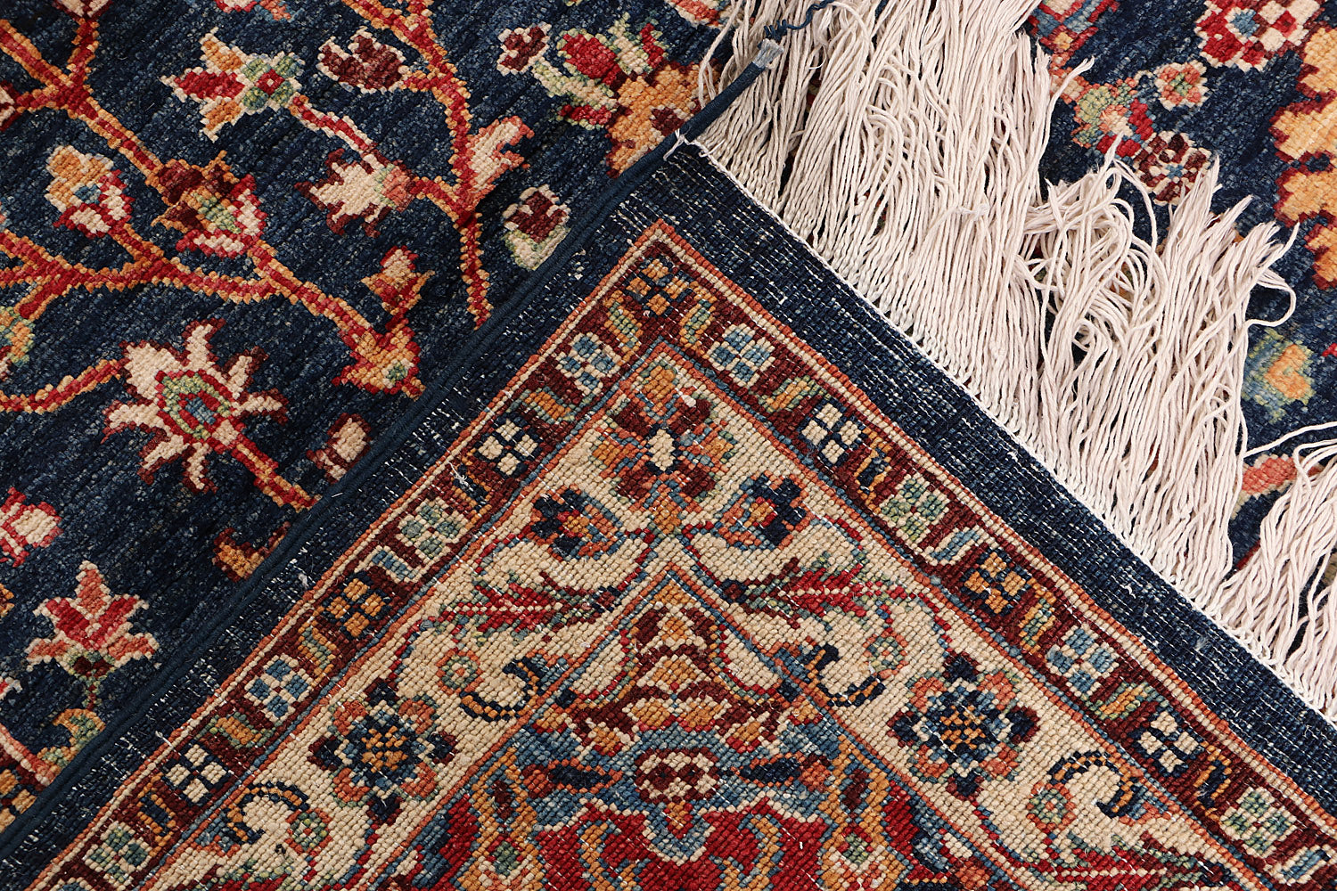 Mamluk Persian Hand Knotted Wool Rug Blue 9' x 12'