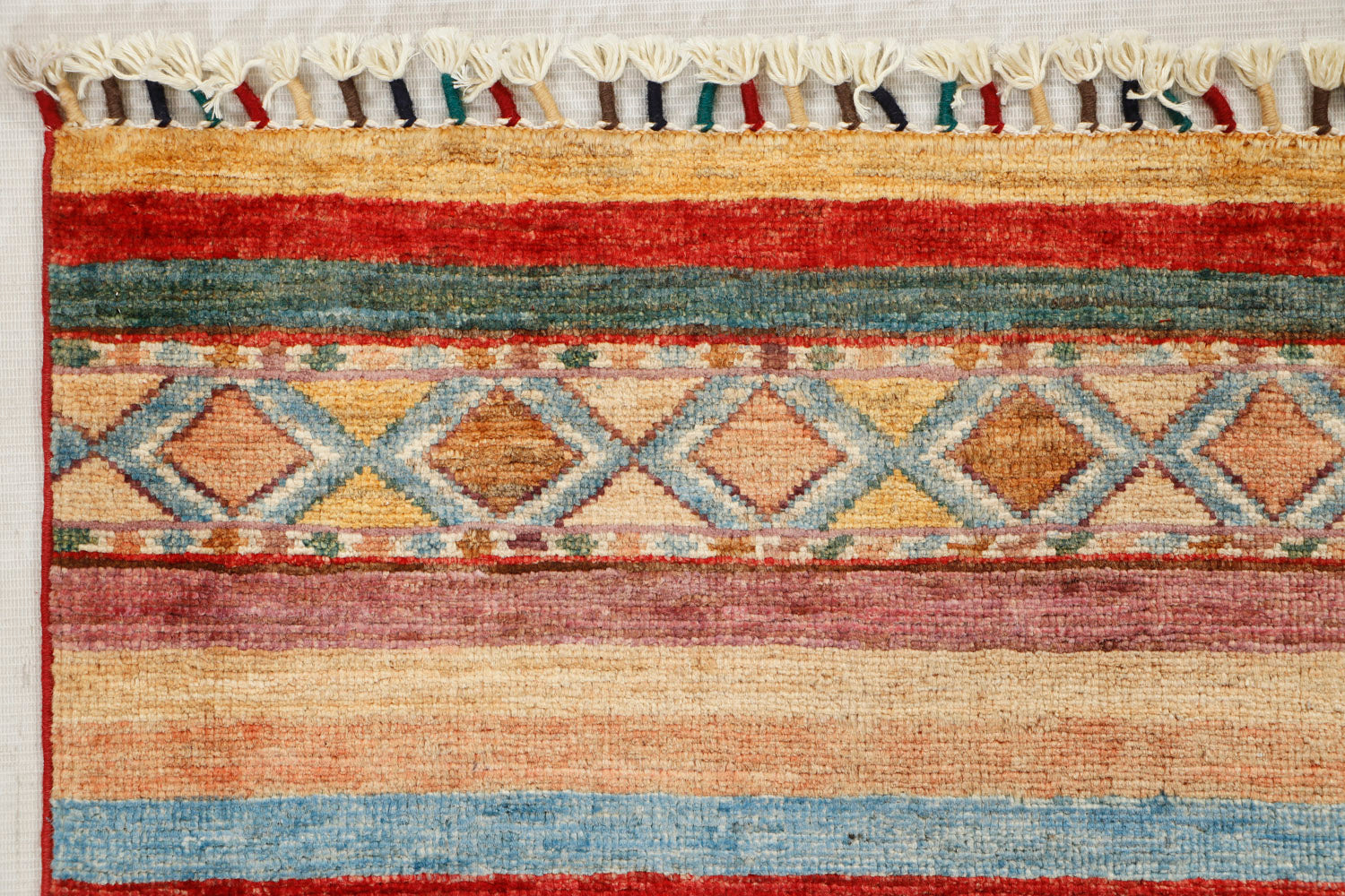 Khurjeen Persian Hand Knotted Wool Rug Multicolor 3' x 4'