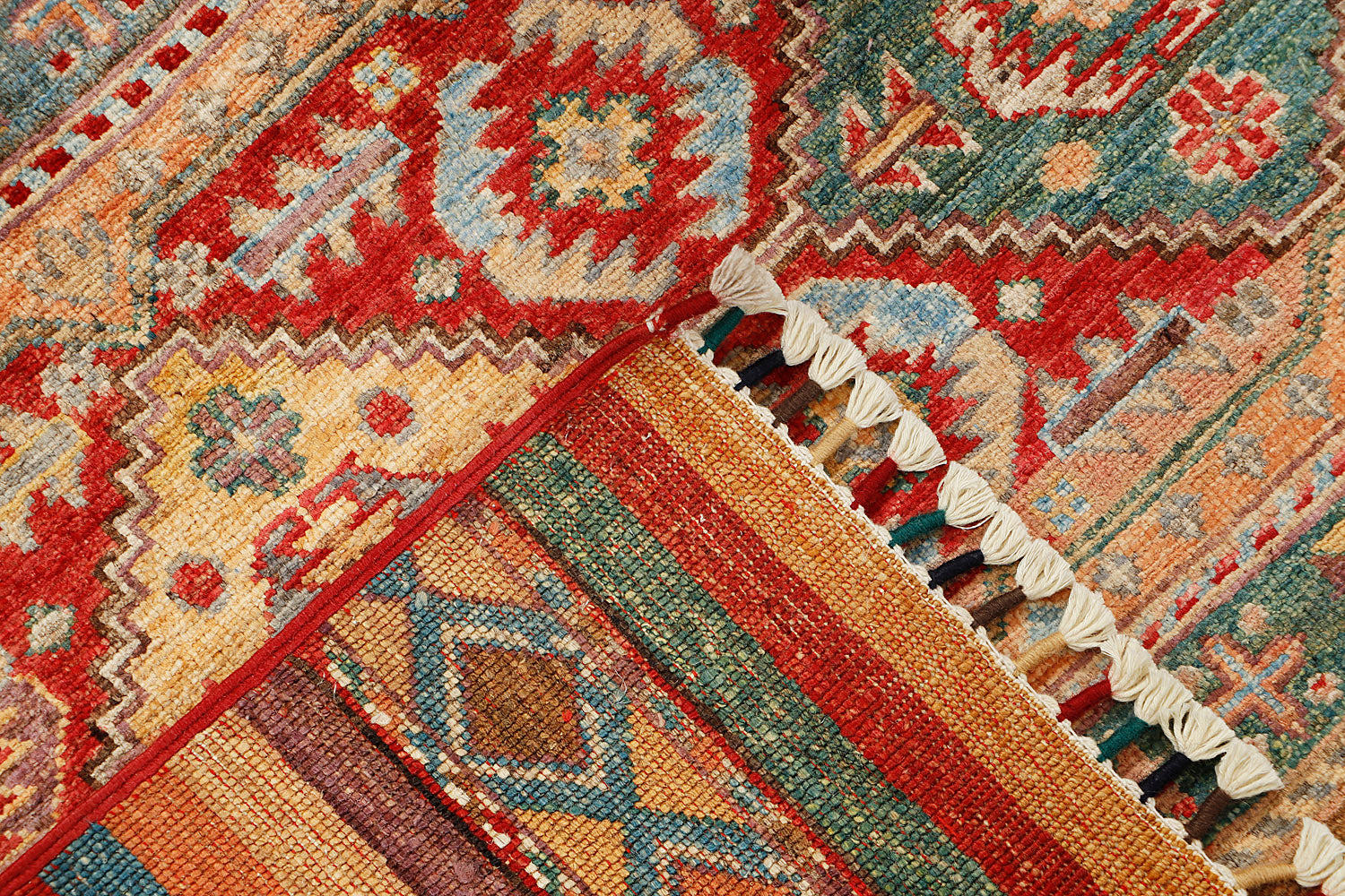 Khurjeen Persian Hand Knotted Wool Rug Multicolor 3' x 4'