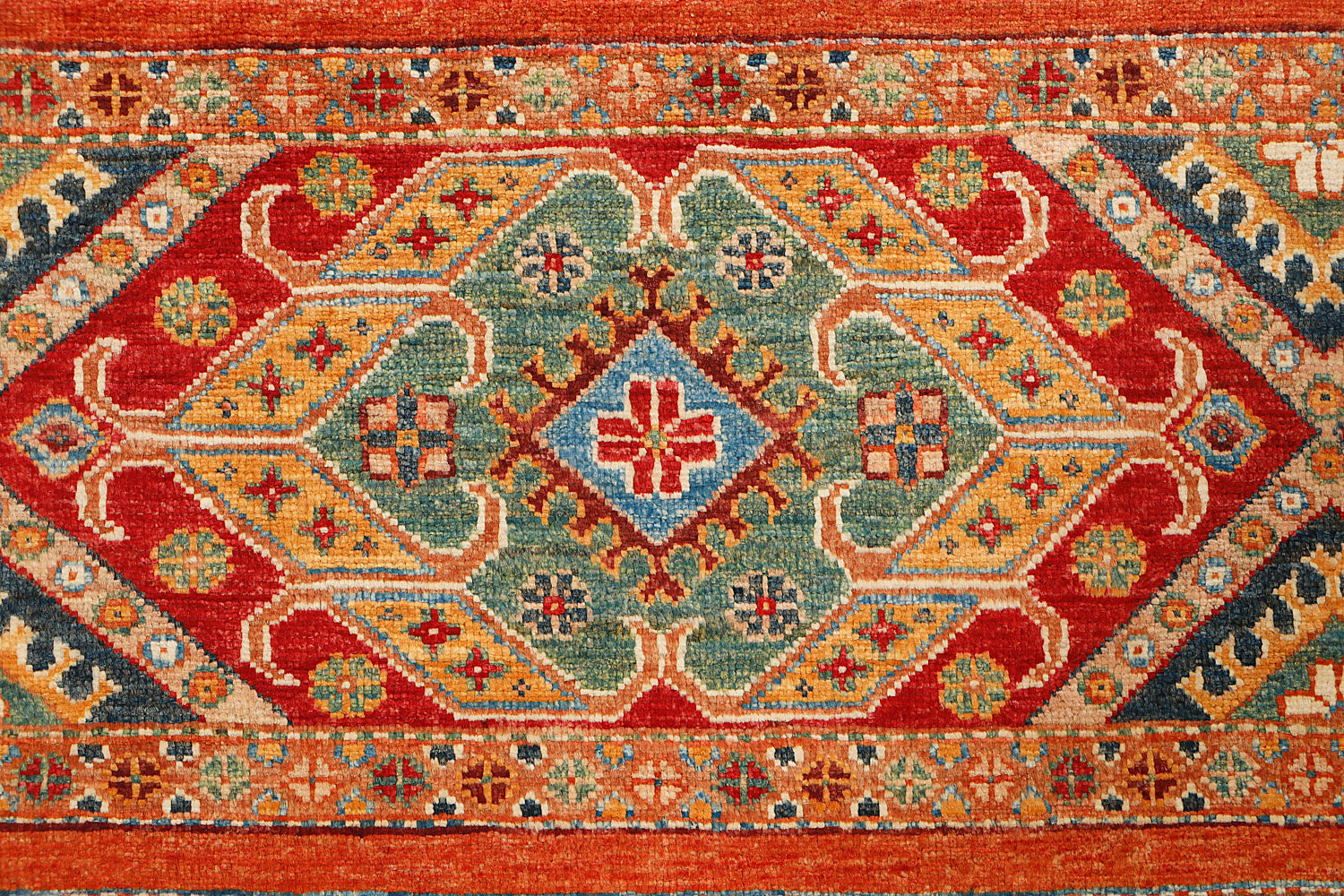 Khurjeen Persian Hand Knotted Wool Rug Multicolor 3' x 4'
