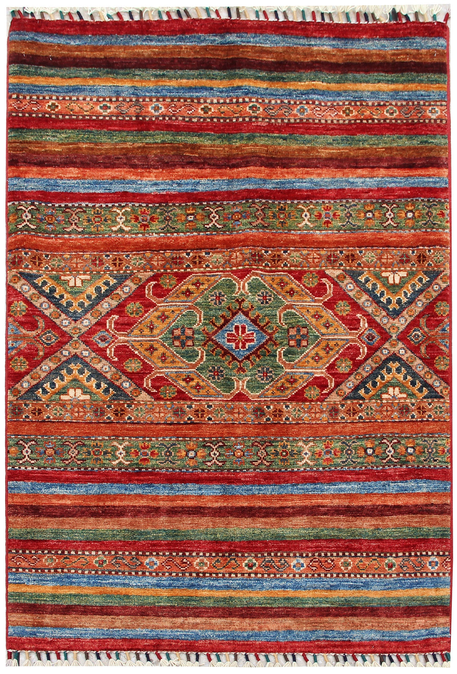 Handmade Persian Rug KHURJEEN