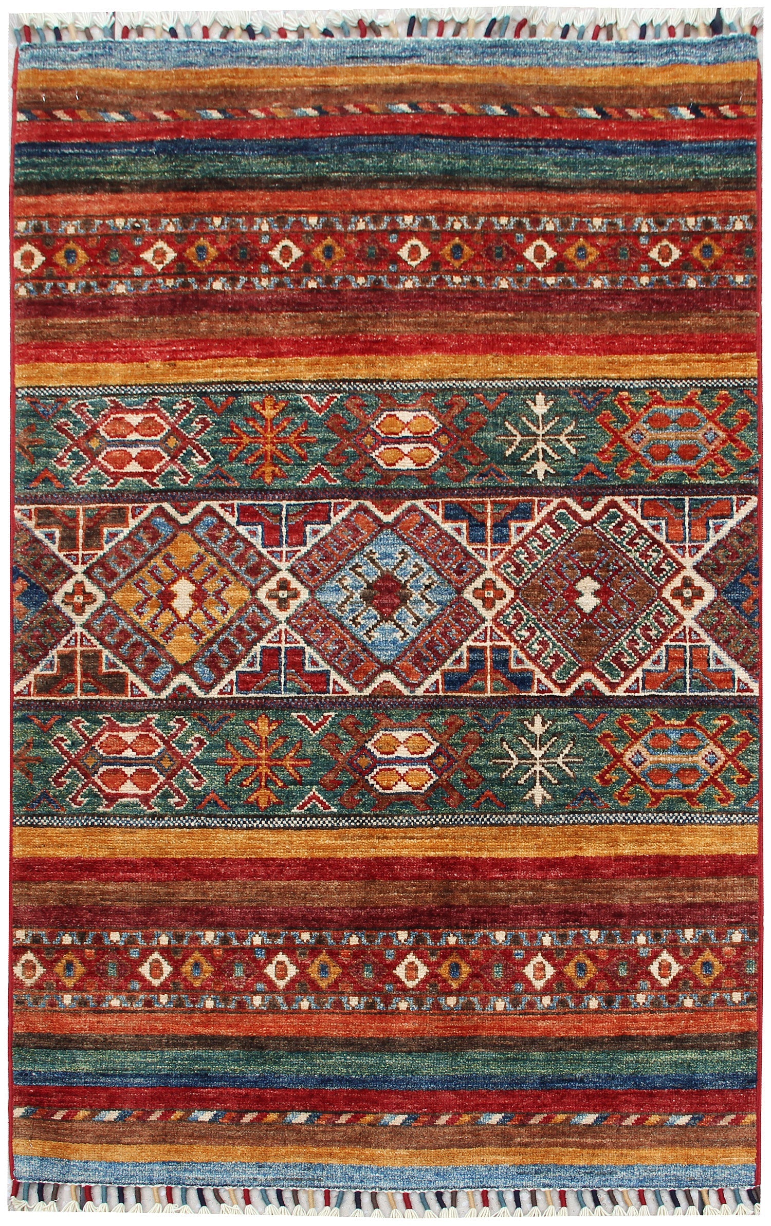 Handmade Persian Rug KHURJEEN